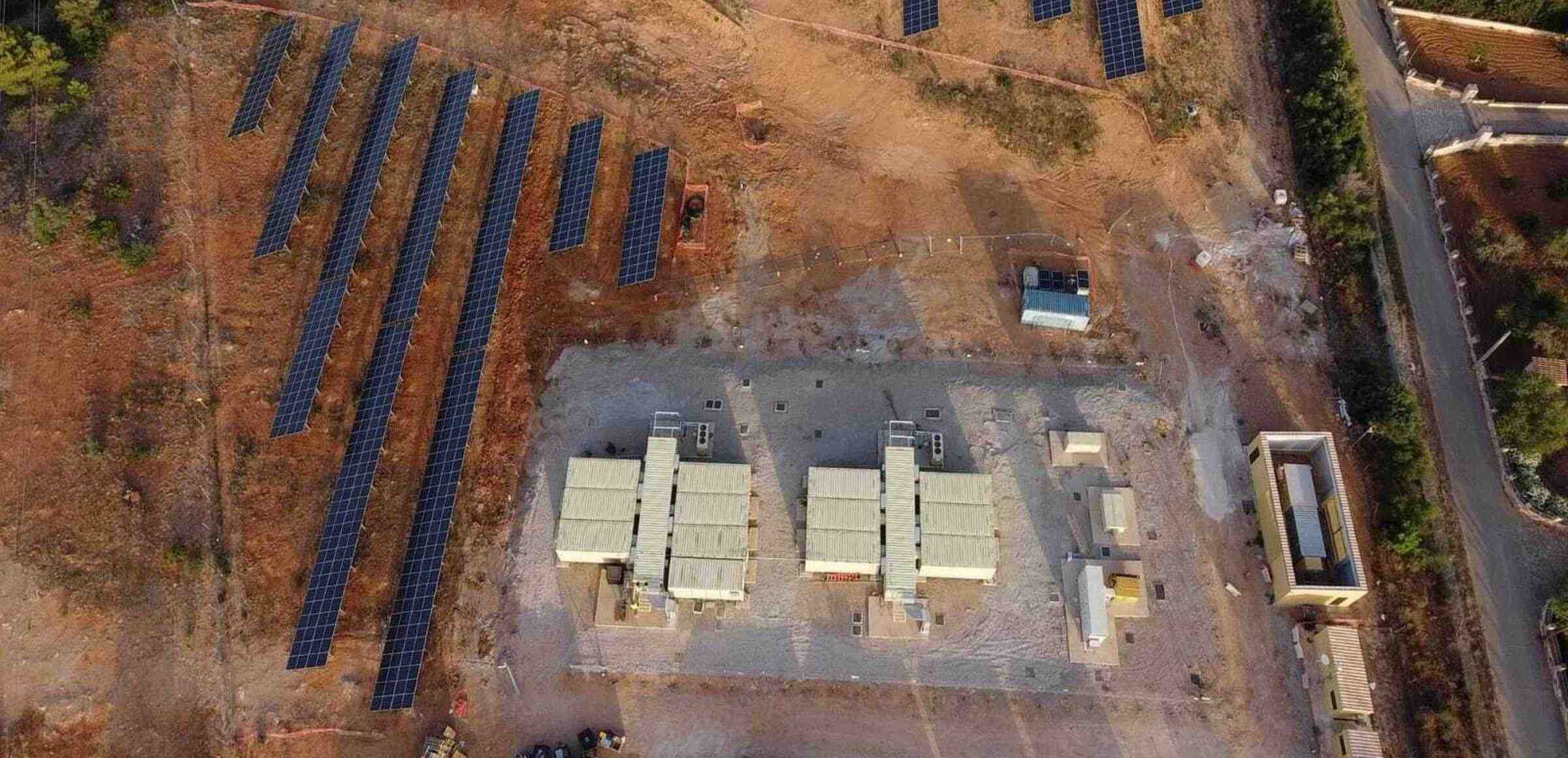 Batería de vanadio en la planta fotovoltaica de Son Orlandis, Mallorca.